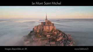 HD drone Mont Saint Michel 4K [upl. by Fidele]