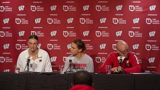 PostGame Media Conference  Wisconsin Volleyball vs Northwestern  Oct 13 2024 [upl. by Sirahs154]