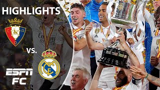 Real Madrid tops Alcoyano to advance in Copa del Rey  Copa del Rey Highlights  ESPN FC [upl. by Shieh]