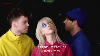 Paramore  Hard Times Lyrics y Subtitulos en Español Video Official [upl. by Ennovehs822]