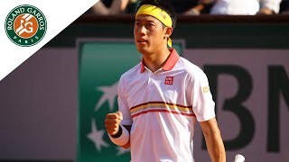 Kei Nishikori vs Gilles Simon  Round 3 Highlights I RolandGarros 2018 [upl. by Ahsei]