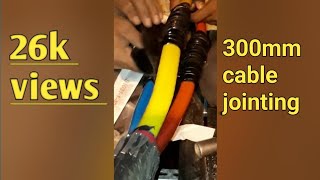 300mmcable jointing300mm armoured cable jointing300mm canle jointing full video [upl. by Corrine358]