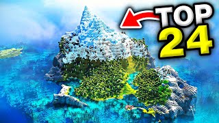 TOP 24 BEST NEW SEEDS For MINECRAFT 121 Minecraft Bedrock Edition Seeds [upl. by Yaya84]