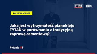 Jaka jest wytrzymałość pianokleju TYTAN w porównaniu z tradycyjną zaprawą cementową [upl. by Wileen591]