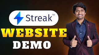 streak website Demo [upl. by Nylinnej]