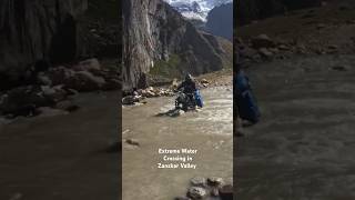 Zanskar’s Legendary Water Crossing The Ultimate Bike Challenge [upl. by Akelahs]