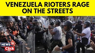 Fresh Protests In Venezuela As Anger Grows At Disputed Election Result  English News  N18G [upl. by Aicarg597]