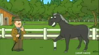 Family Guy  Horse Shoots Farmers Leg [upl. by Patrick306]