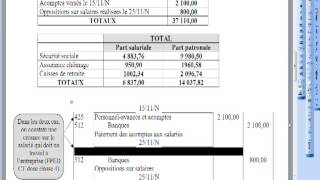 114 Avances et saisies arrêts sur salaires [upl. by Nyrhtac]