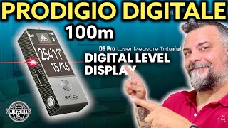 100 M Prodigio digitale per falegnami e architetti Metro laser livella Fai da te Mileseey D9 Pro [upl. by Bathsheeb93]