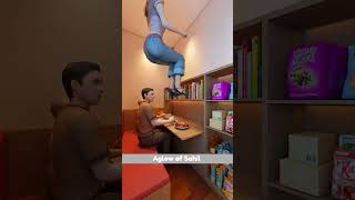 This man built a small luxury bedroom in the city by selling noodles shorts animation [upl. by Eissirc]