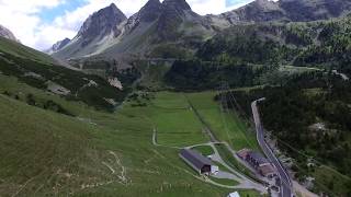 AgroVetStrickhof Betriebsstandort Alp Weissenstein Bergün GR  Drohnenflug vom 06082017 [upl. by Denbrook]