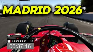 HOW THE 2026 MADRID F1 CIRCUIT WILL BE  CHARLES LECLERC ONBOARD  ASSETTO CORSA [upl. by Zacarias]