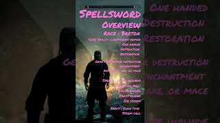 Skyrim Build 12 Spellsword gamingtutorial gamingcommunity xbox skyrimbuilds skyrim [upl. by Brunell]