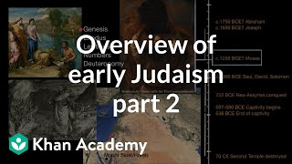 Overview of early Judaism part 2  World History  Khan Academy [upl. by Rocky]