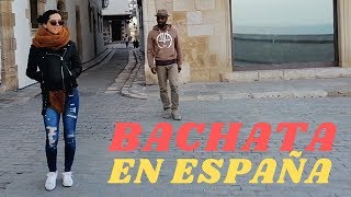 Bailando Bachata en España  Spanish Girl Dakhóta y Edwin [upl. by Yeliw]