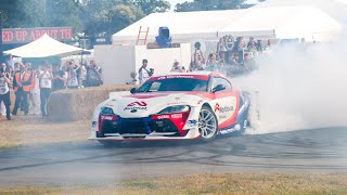 Best of DRIFT ACTION at Goodwood Festival Of Speed 2023  Mad Mike Hoonitron S1 LB GTR [upl. by Ecraep381]