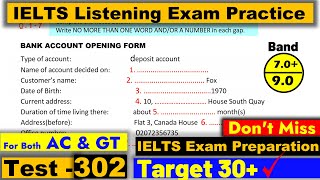 IELTS Listening Practice Test 2023 with Answers Real Exam  302 [upl. by Ragg189]