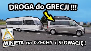 Winiety w Drodze do GRECJI   Jak i Gdzie Kupić  Czechy i Słowacja płatne autostrady 503 [upl. by Nerin223]