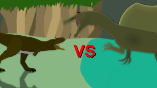 abelisaurus vs oxalaia stick nodes [upl. by Wisnicki]