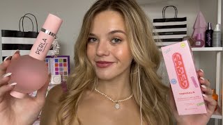 ASMR Massive Beauty Haul 🎀🛍️🌸 makeup skincare perfume [upl. by Noeruat]