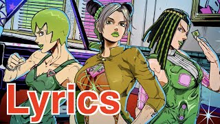 Opening JoJo part 6 Lyrics Full Song 4K 60fps [upl. by Lyndes]