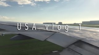 Reisdag vertrek en aankomst in Florida RoshelleinFL2014  Vlog 1 [upl. by Treat]