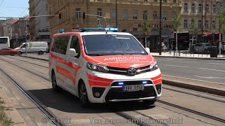 Whelen Justice CON3 vs LIN6 comparison Prague Meditrans organ ECMO van responding CZ 2952023 [upl. by Yema184]