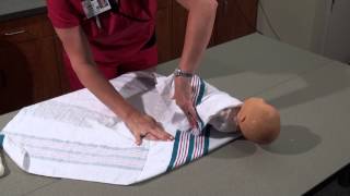 Parenting and Infant Care  How to Swaddle a Baby  Womans Hospital  Baton Rouge La [upl. by Rich]