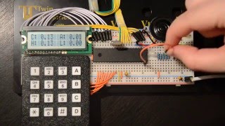 ATMEGA3216PU MicroController Demo  Volt Meter [upl. by Nosnarb]