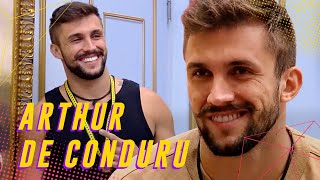 A TRAJETÓRIA DE ARTHUR NAMORO COM CARLA DIAZ TRETAS COM JULIETTE E MAIS 💪  BIG BROTHER BRASIL 21 [upl. by Ateikan517]