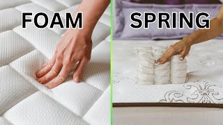 Foam Mattress vs Spring Mattress Which is Right for You [upl. by Button392]