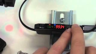 6 E3XHD Fiberoptic Amplifier  Key Lock How to Lock the Amplifier Buttons [upl. by Ahseenak]