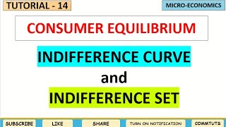 14 INDIFFERENCE CURVE   INDIFFERENCE SET [upl. by Einej193]