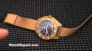 Marathon Duvdevan Navigator Pilots Quartz with Date Watch Review [upl. by Marji]