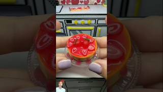 Mini Cake🎂 shorts trending tiktok miniature candy cake makingitmini [upl. by Shandeigh]