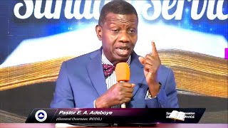 Pastor EA Adeboye Sermon RCCG July 31st 2022 SUNDAY SERVICE [upl. by Shifrah]