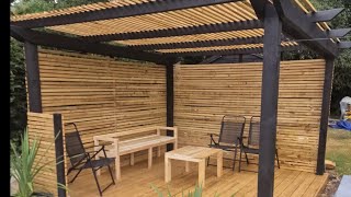 How to build a pergola and decking step by step [upl. by Corso]