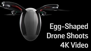 EggShaped Drone Shoots 4K Video [upl. by Nivalc]