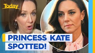 Kate Middleton seen for first time in new footage after surgery  Today Show Australia [upl. by Latoya]