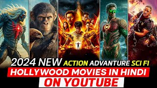 Top 12 Best Adventure Hollywood Movies On YouTube In Hindi  2024 Hollywood Movies in Hindi Dubbed [upl. by Travers]