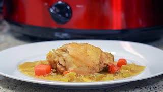 Delicious Crockpot Chicken Thighs Recipe [upl. by Moreno]