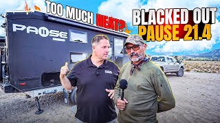 Blacked Out Pause 214 RV Trailer Too Hot for Texas  Real Owner Review [upl. by Luaped273]