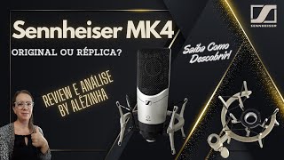 SENNHEISER MK4  MICROFONE CONDENSADOR ORIGINAL OU RÉPLICA SAIBA COMO DESCOBRIR NESTE REVIEW [upl. by Akinit]