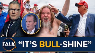 “It’s BULLSHINE”  Donald Trump Eggs On Expletive Chants From Crowd [upl. by Snowber]