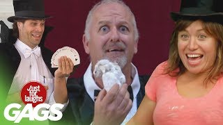 Best Magic Tricks Pranks  Best of Just for Laughs Gags [upl. by Adnirolc]