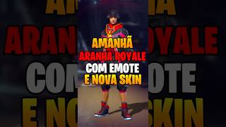 ARANHA ROYALE NOVO PACOTE INTERFERÊNCIA DIGITAL E EMOTE LENDÁRIO [upl. by Riker]