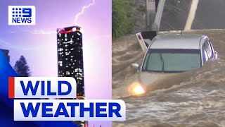 Flooding emergency hits SouthEast Queensland  9 News Australia [upl. by Razec]