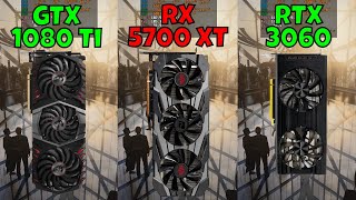 GTX 1080 Ti vs RX 5700 XT vs RTX 3060 In 10 Games 1440p in 2023 [upl. by Nightingale]