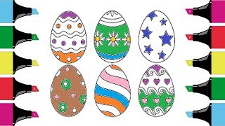 Coloring Pages Easter Egg For Children Fun Art Activities Coloring For Kids [upl. by Reeta]